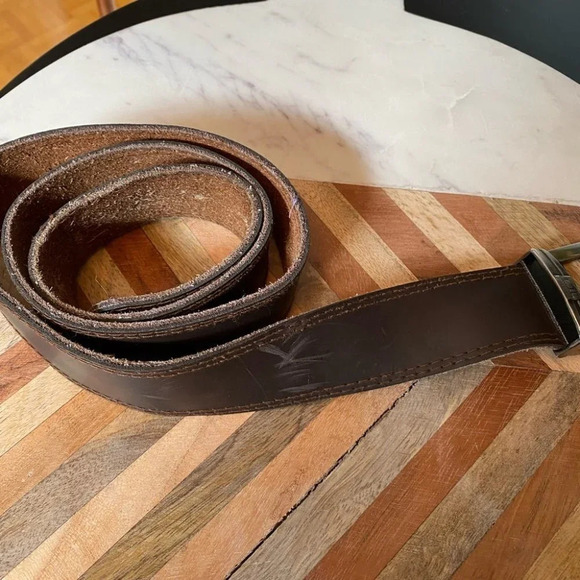 Vintage - Y2K  Leather Belt - Picture 5 of 6